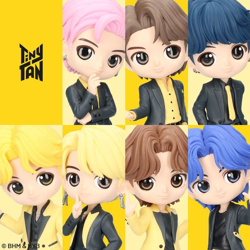QPOSKET TinyTAN BTS Jin - Butter 19643 (Versão A) - Bandai